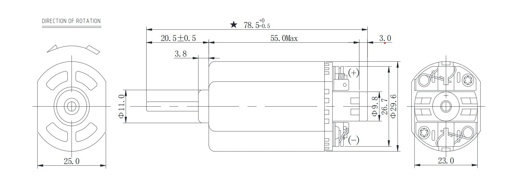 8518G airsoft Motor Outline