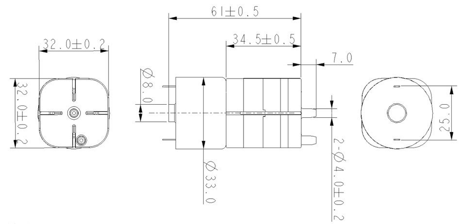 VAP-3206-motor outline