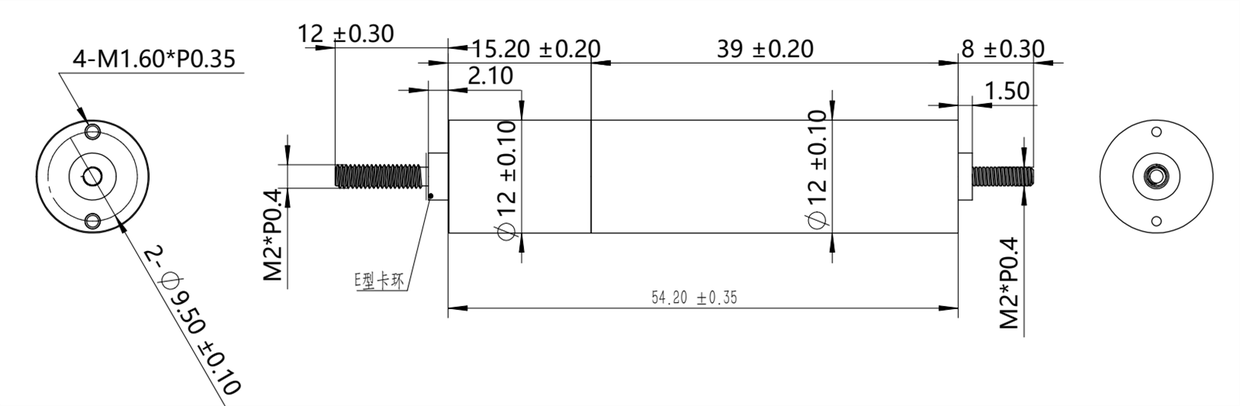 1239 Coreless Gear Motor Design 1239 Coreless Gear Motor Design