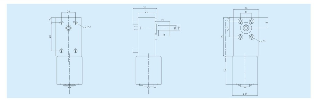 GBW36-EC3640 Gear Motor Design GBW36-EC3640 Gear Motor Design